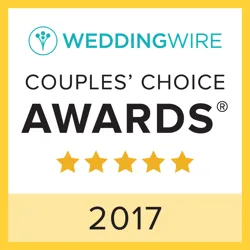 WeddingWire Couples’ Choice Award 2017.